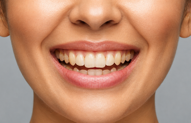 Smile before dental treatment